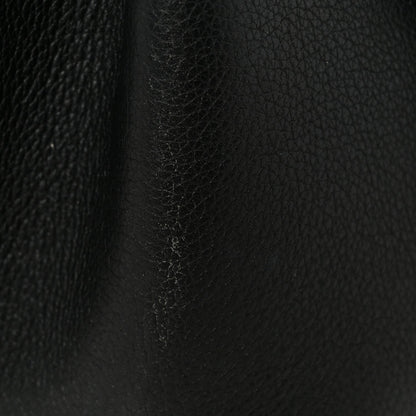 Soft Calfskin My Lockme Top Handle Black