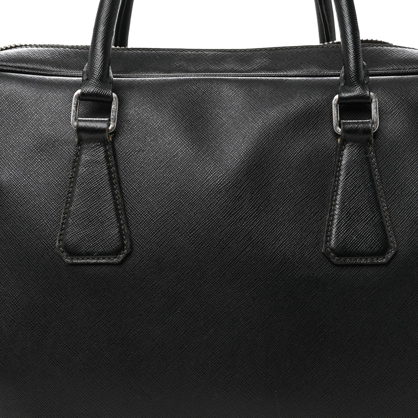 Saffiano Travel Briefcase Black