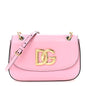 Calfskin 3.5 Flap Crossbody Bag Pink
