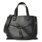Calfskin Small Gate Tote Midnight Blue