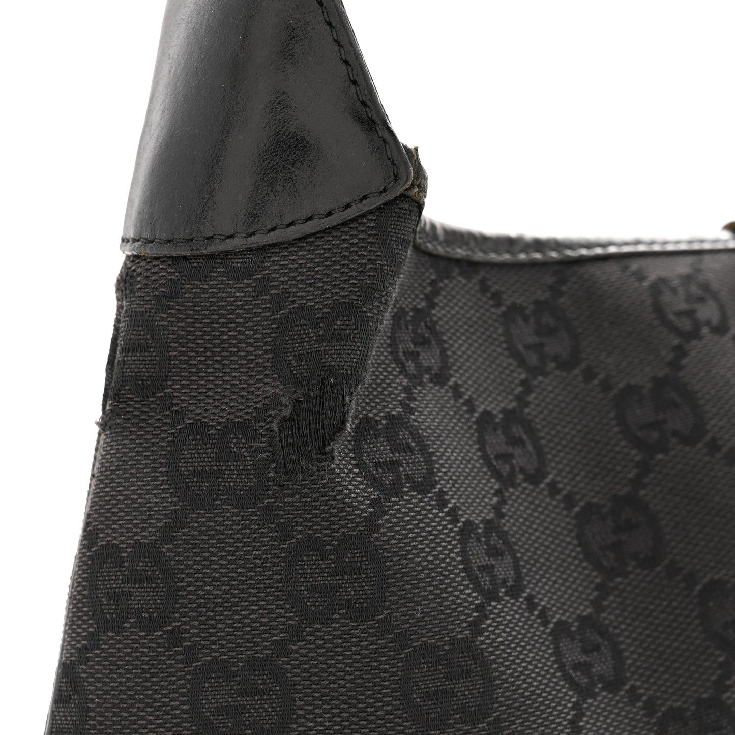Monogram Jackie O Chain Hobo Black