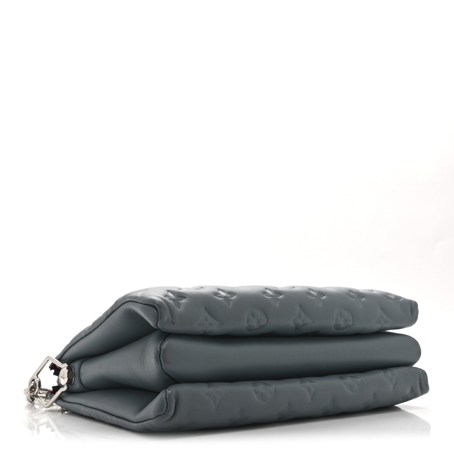 Lambskin Embossed Monogram Coussin PM Blue Glacier