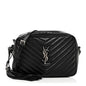 Calfskin Matelasse Monogram Lou Camera Bag Black