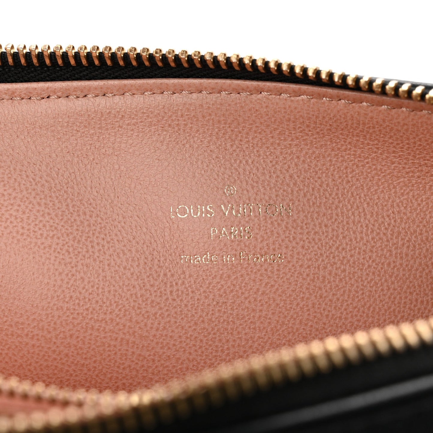 Lambskin Embossed Monogram Coussin PM Black