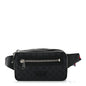 Soft GG Supreme Monogram Web Belt Bag Black Grey