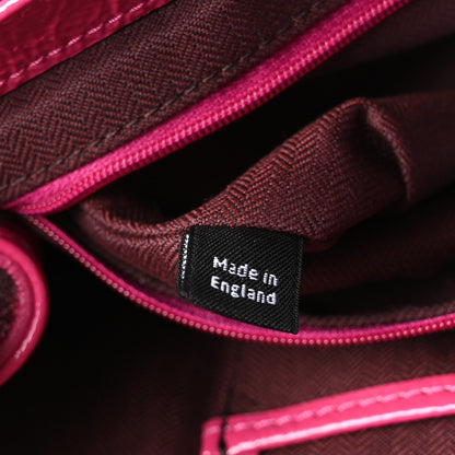 Spongy Patent Small Alexa Pink