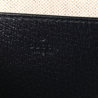 GG Supreme Monogram Textured Dollar Calfskin Web Mini Ophidia Envelope Shoulder Bag Beige Blue