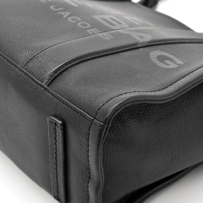 Grained Calfskin Medium The Tote Bag Black