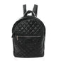Nylon Quilted Coco Cocoon Backpack Black
