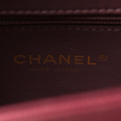 Caviar Quilted Medium Business Affinity Flap Pink