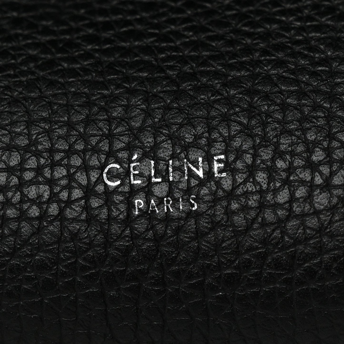 Supple Grained Calfskin Small Big Bag Black