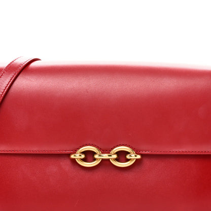 Smooth Calfskin Le Maillon Satchel Rouge Eros