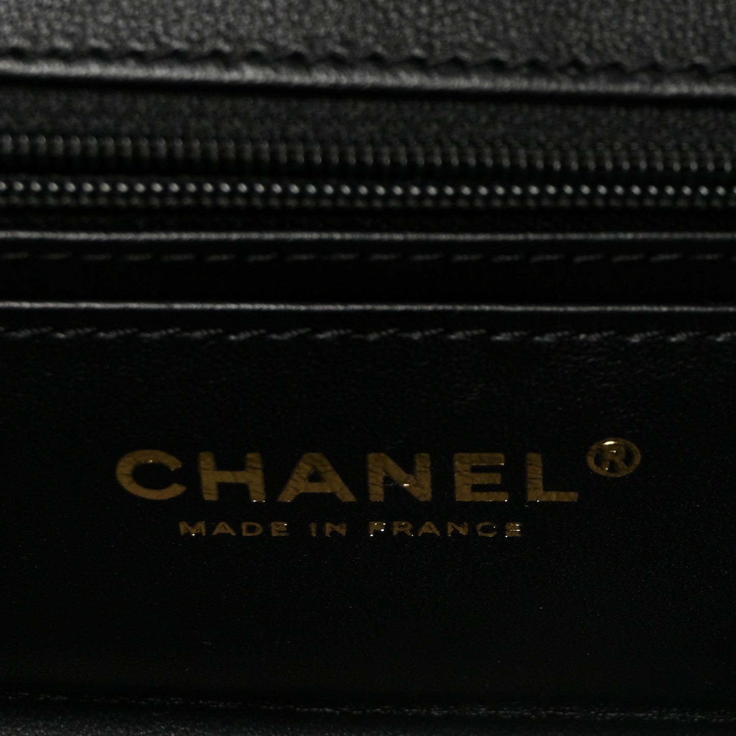 Shiny Calfskin Quilted Top Handle Box Bag Black