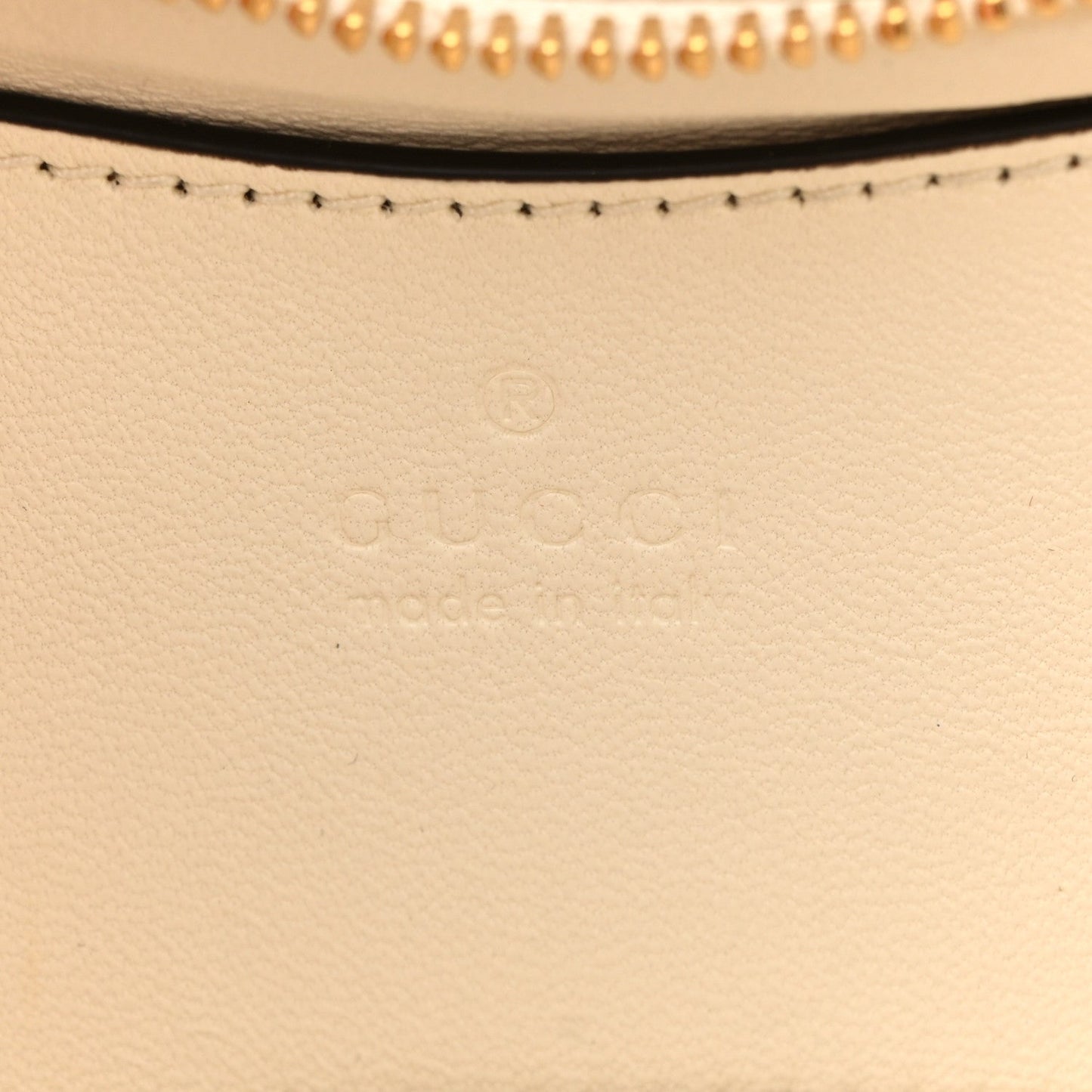Lambskin Mini GG Milano Top Handle Shoulder Bag White