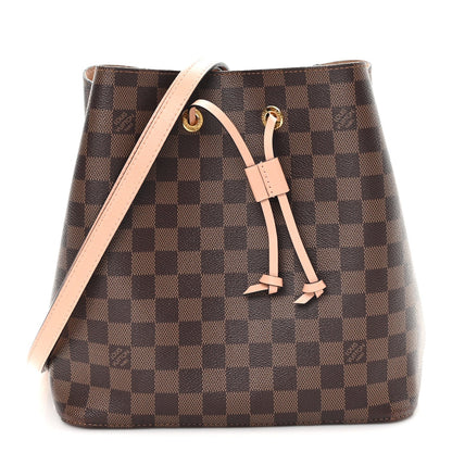 Damier Ebene Neonoe MM Venus Pink
