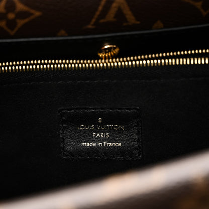 Grained Calfskin Monogram Double V Black