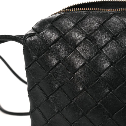 Nappa Intrecciato Mini Loop Camera Bag Black