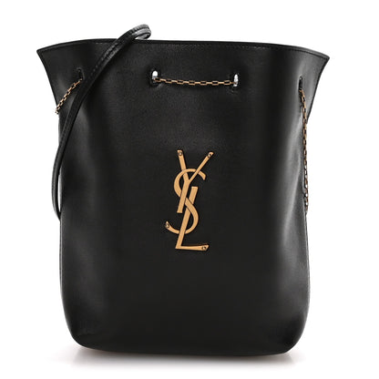 Lambskin Pochon Shoulder Bag Black