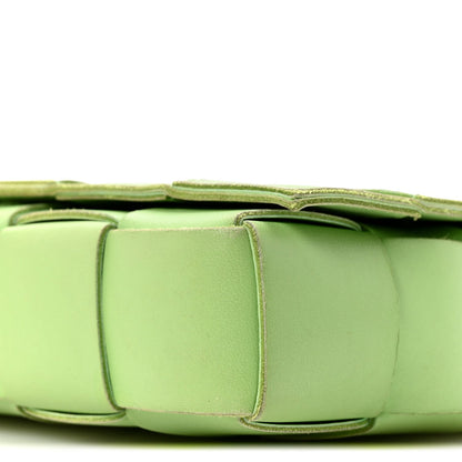 Lambskin Maxi Intrecciato Cassette Crossbody Bag Pistachio