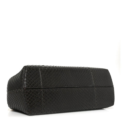 Snakeskin Small Fendi First Brown