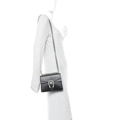 Calfskin Mini Dionysus Shoulder Bag Black