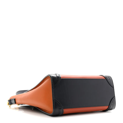Smooth Calfskin Nano Tri-Color Luggage Brick