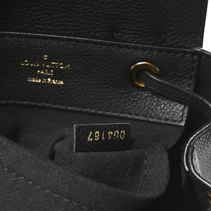 Calfskin Lockme Mini Backpack Black
