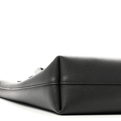 Calfskin Toy Shopping Tote Black
