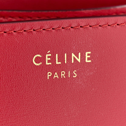 Box Calfskin Small Classic Box Flap Bag Red