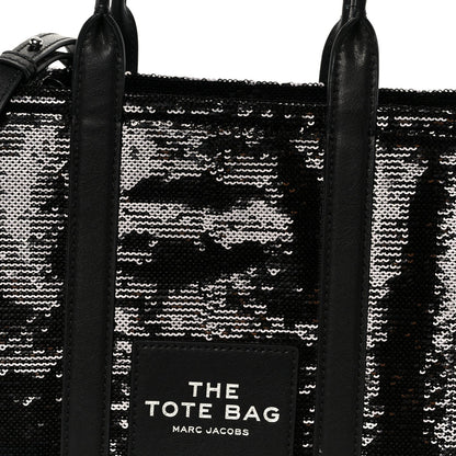 Sequin Small The Tote Bag Black