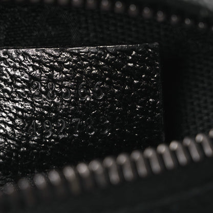 GG Monogram Double Pocket Belt Bag Black