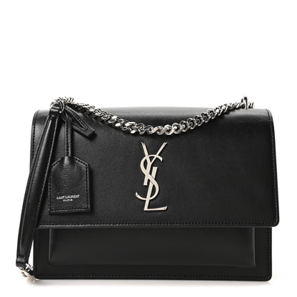Calfskin Medium Monogram Sunset Black