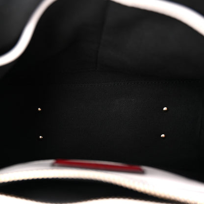 Lambskin Be My VLTN Print Candystud Top Handle Bag White Red Black