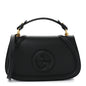 Roxy Calfskin Medium Blondie Top Handle Bag Black
