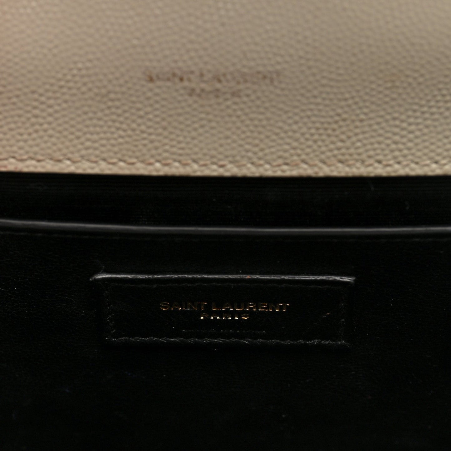 Grain De Poudre Textured Mixed Matelasse Medium Triquilt Monogram Satchel Crema Soft