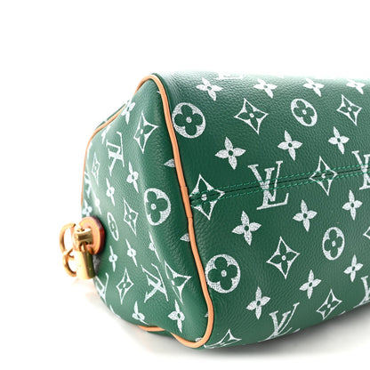 Calfskin Monogram Speedy P9 Bandouliere 25 Green