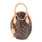 Monogram Braided Egg Bag Black