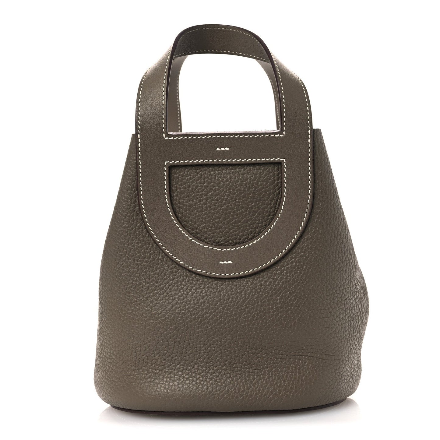 Taurillon Clemence Swift In-The-Loop 18 Bag Etoupe