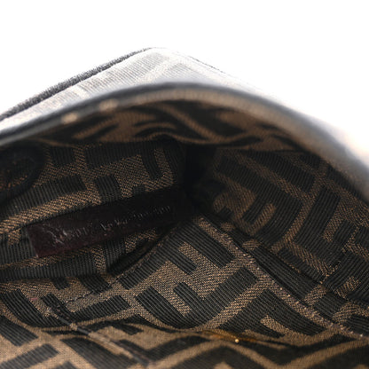 Fabric Jacquard FF 1974 Mini Baguette Tobacco Moro Black