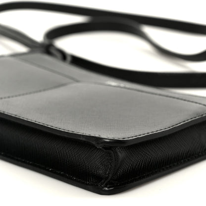 Saffiano Crossbody Bag Black