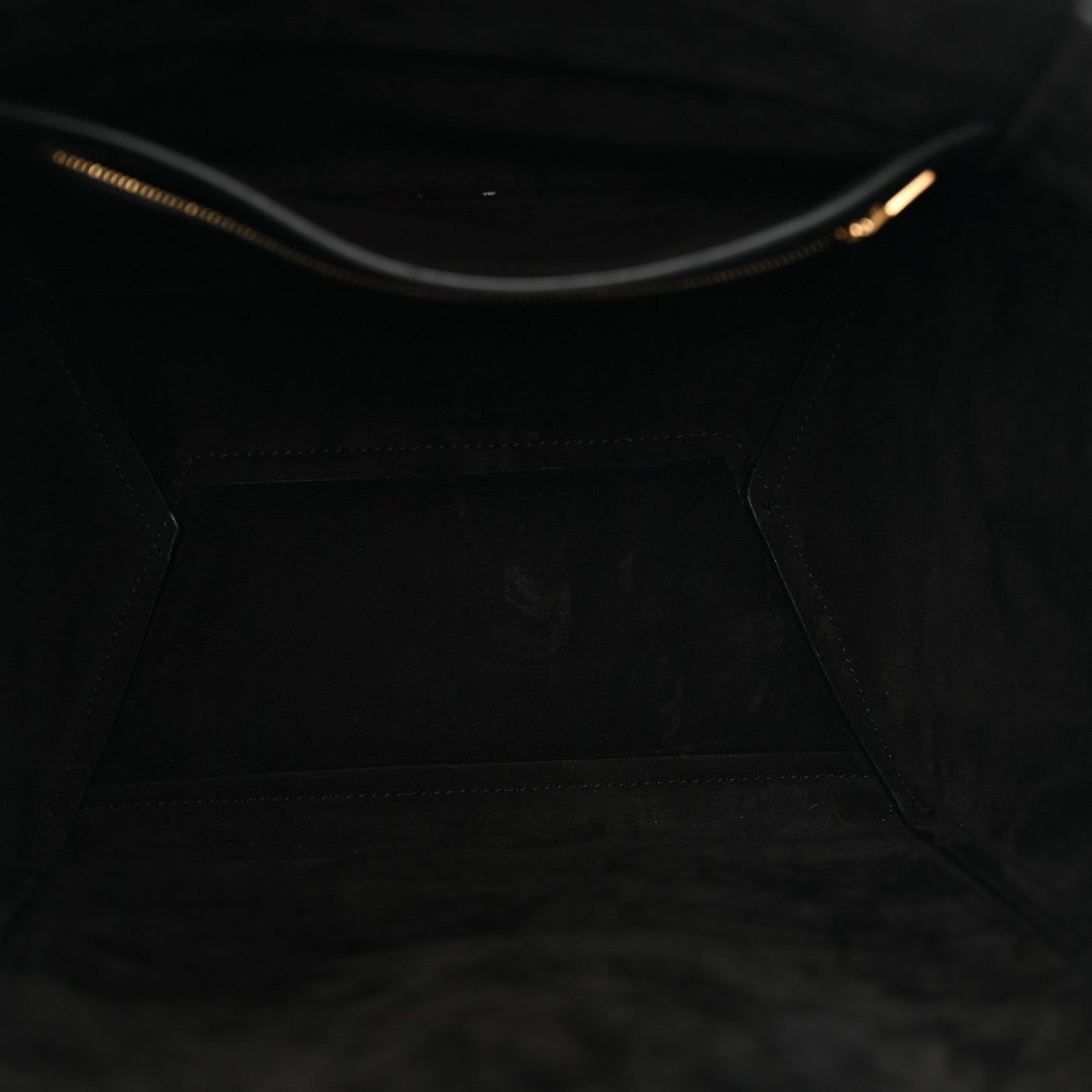 Soft Grained Calfskin Sangle Bucket Bag Black