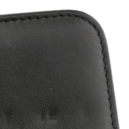 Velvet Pearl Diamond Embellished Wallet On Chain WOC Black
