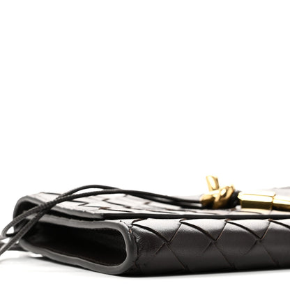 Nappa Intrecciato Andiamo Pouch On Strap Fondant