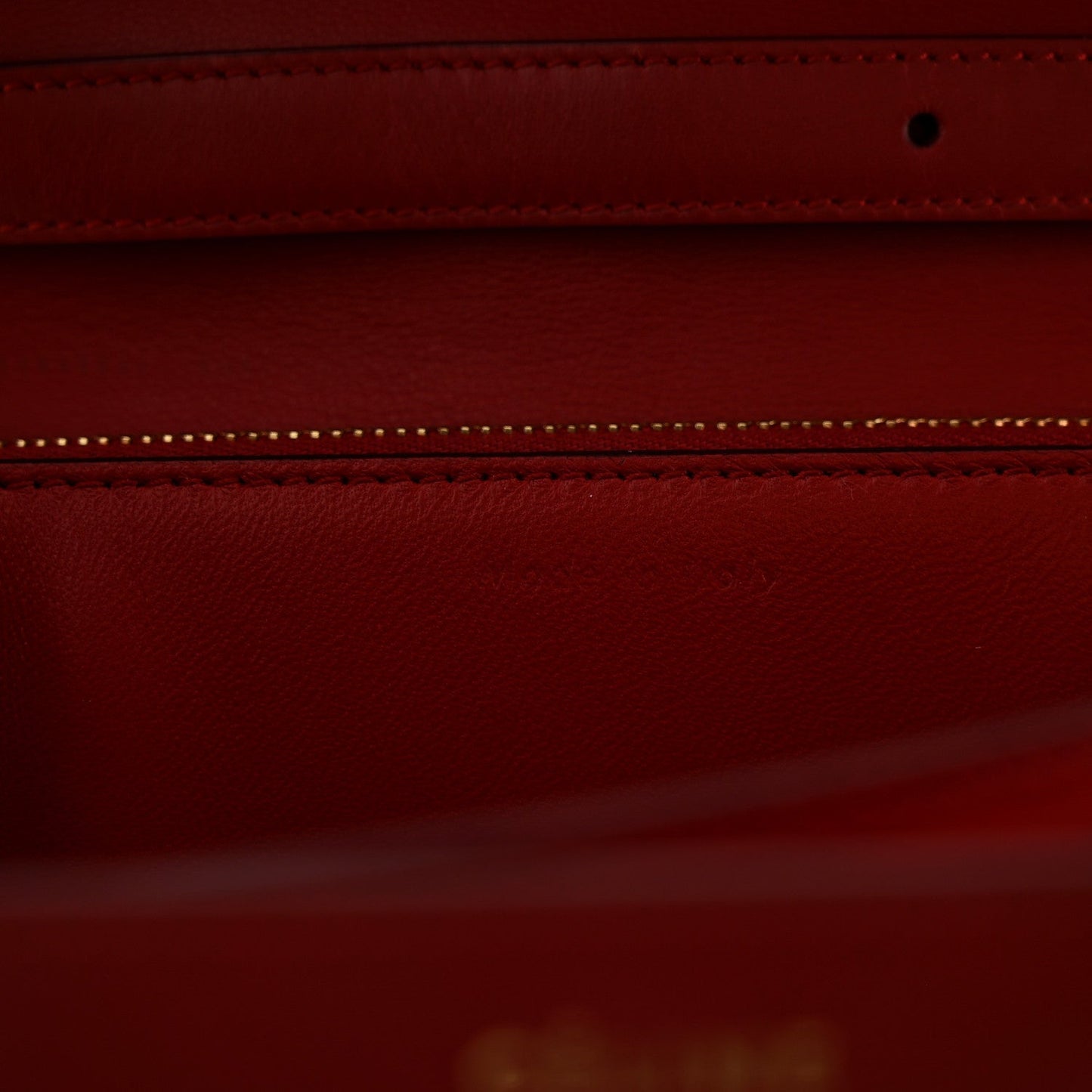 Box Calfskin Medium Classic Box Flap Bag Red