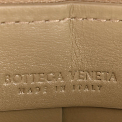 Lambskin Maxi Intrecciato Cassette Camera Bag Travertine