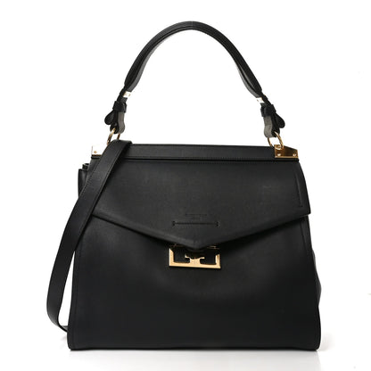 Calfskin Medium Mystic Shoulder Bag Black