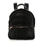 Pebbled Lambskin Dumbo Backpack Black Rose Gold Hardware