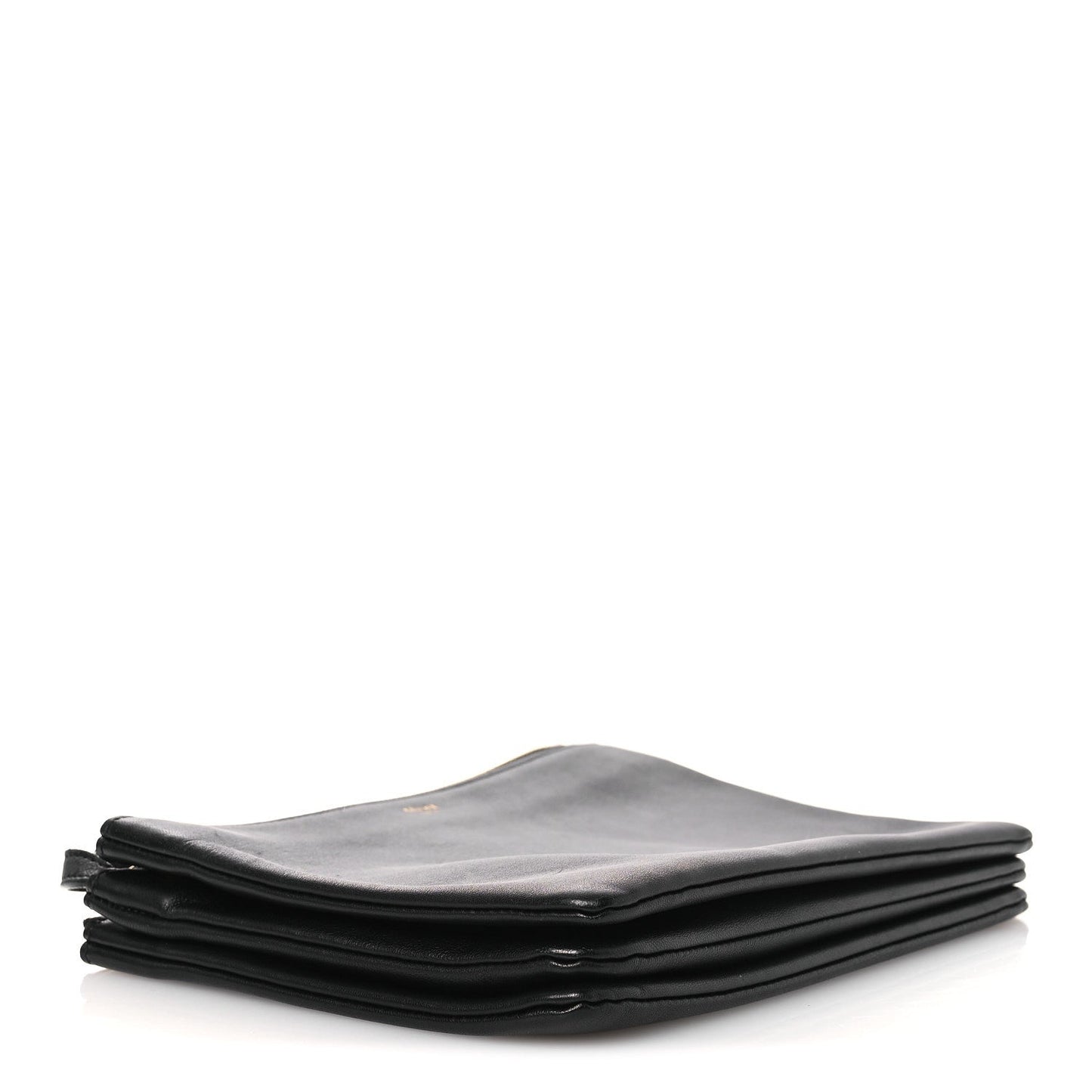 Lambskin Large Trio Crossbody Bag Black
