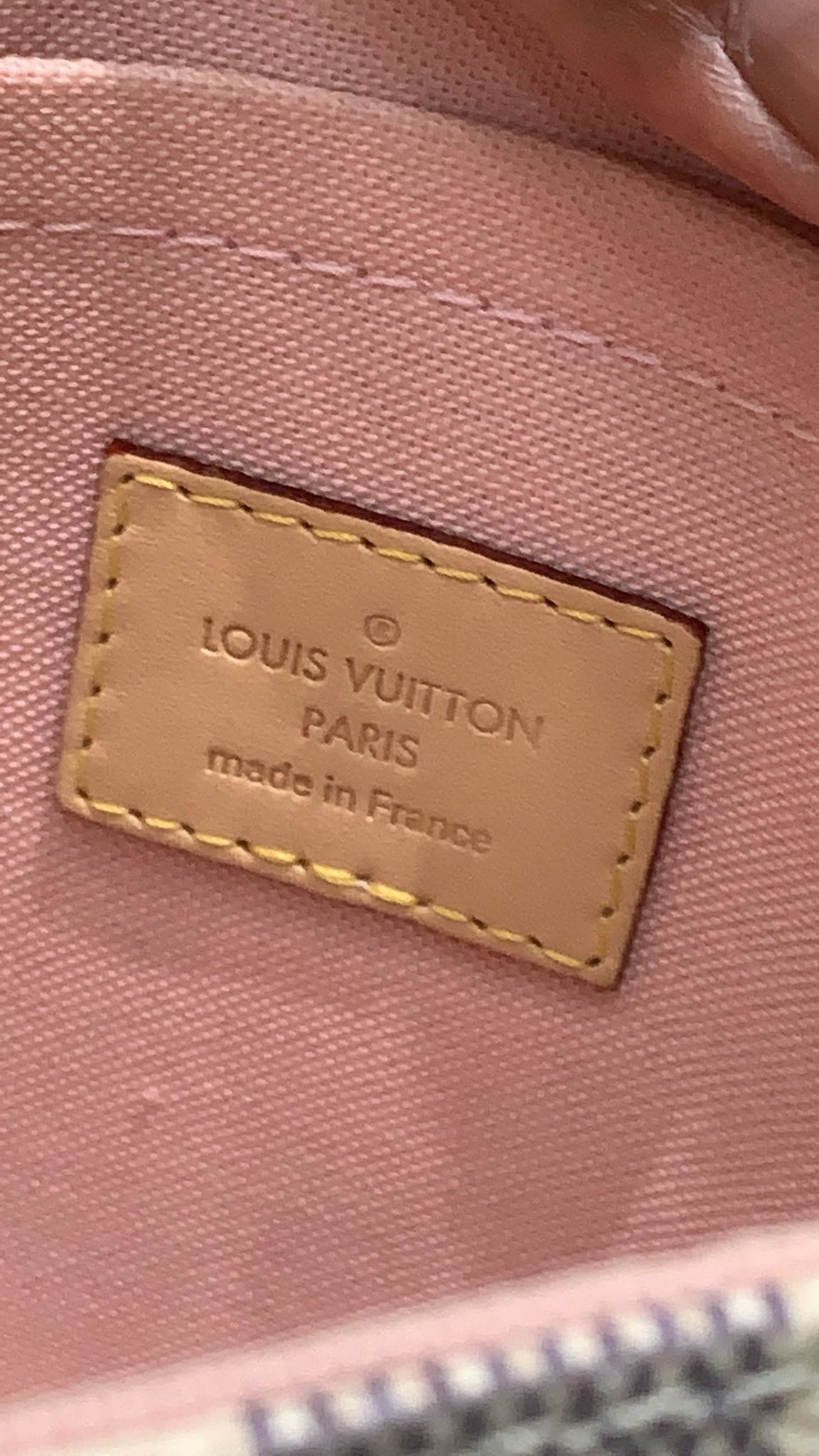 LOUIS VUITTON Croisette Damier Azur Shoulder Crossbody Bag White