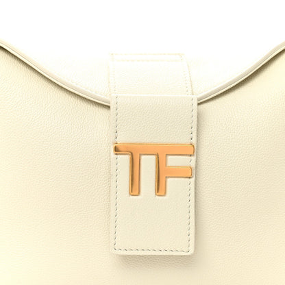 Grained Calfskin Mini TF Hobo White